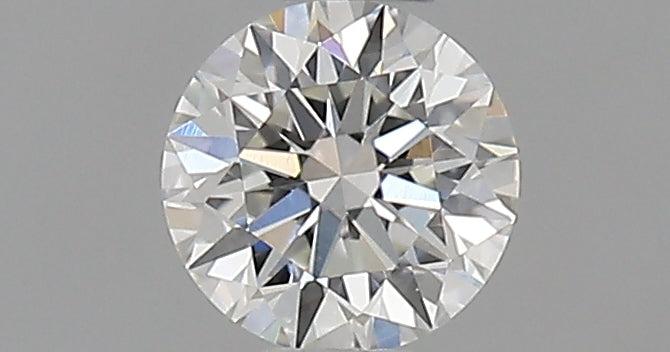 0.36 Carat Round Natural Diamond with  Cut Diamond in 14KT  view 1
