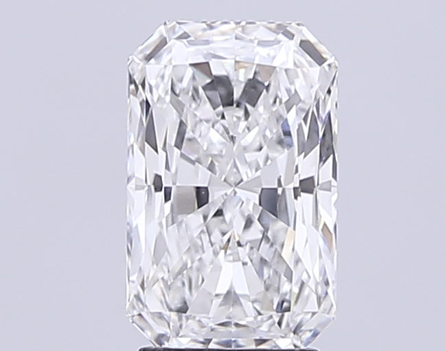 3.05 Carat Radiant Lab Diamond with  Cut Diamond in 14KT  view 1
