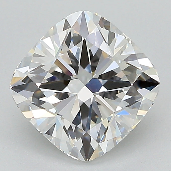 2.04 Carat Cushion Lab Diamond with  Cut Diamond in 14KT  view 1
