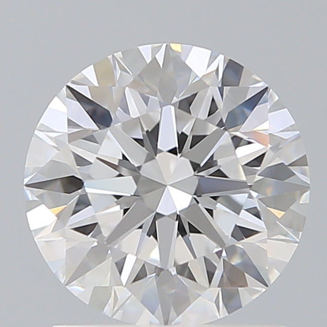 1.52 Carat Round Lab Diamond with  Cut Diamond in 14KT  view 1
