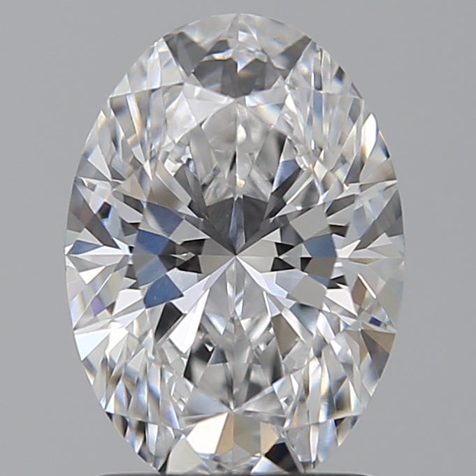 1.54 Carat Oval Lab Diamond with  Cut Diamond in 14KT  view 1
