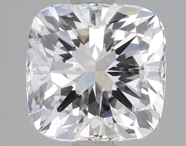 1.67 Carat Cushion Lab Diamond with  Cut Diamond in 14KT  view 1
