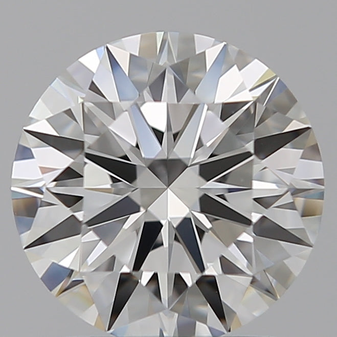 1.57 Carat Round Lab Diamond with  Cut Diamond in 14KT  view 1
