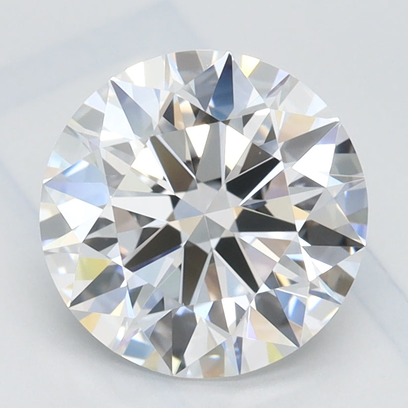 1.86 Carat Round Lab Diamond with  Cut Diamond in 14KT  view 1
