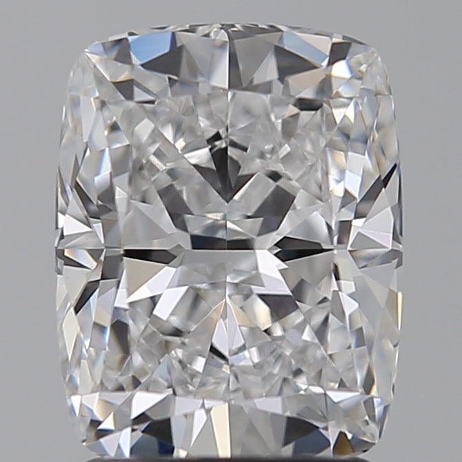 2.08 Carat Cushion Lab Diamond with  Cut Diamond in 14KT  view 1
