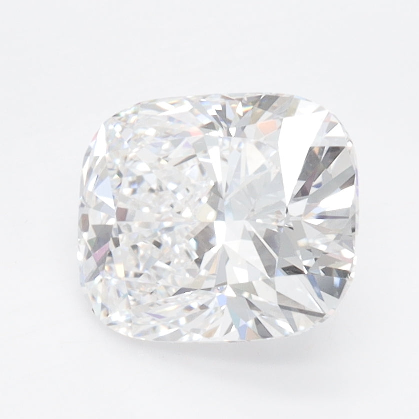 2.02 Carat Cushion Lab Diamond with  Cut Diamond in 14KT  view 1
