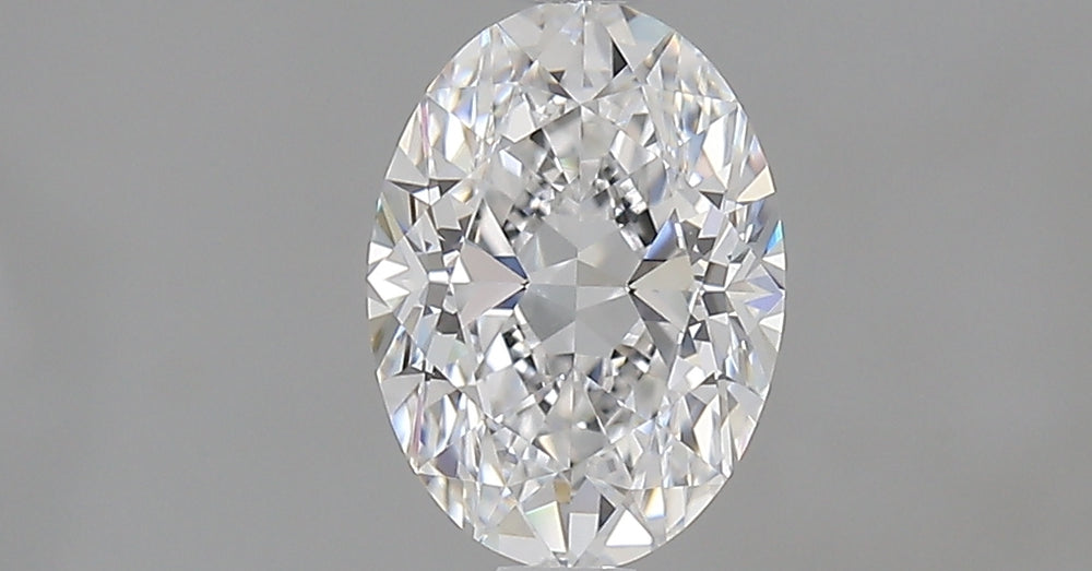 1.0 Carat Oval Natural Diamond with  Cut Diamond in 14KT  view 1
