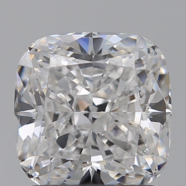 1.51 Carat Cushion Lab Diamond with  Cut Diamond in 14KT  view 1
