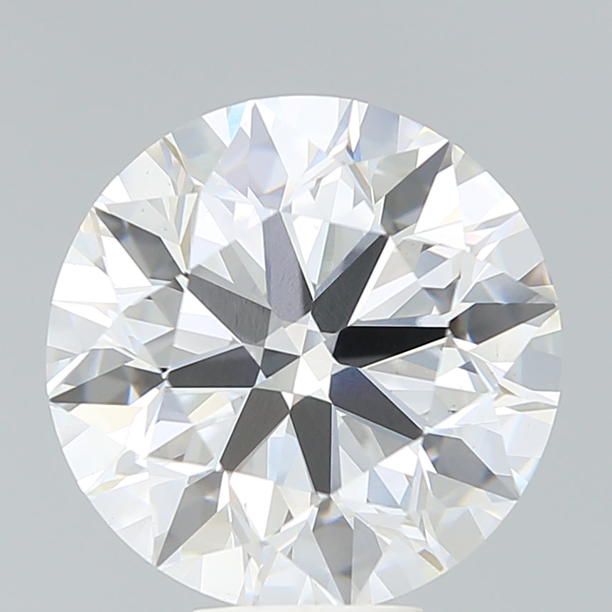8.36 Carat Round Lab Diamond with  Cut Diamond in 14KT  view 1
