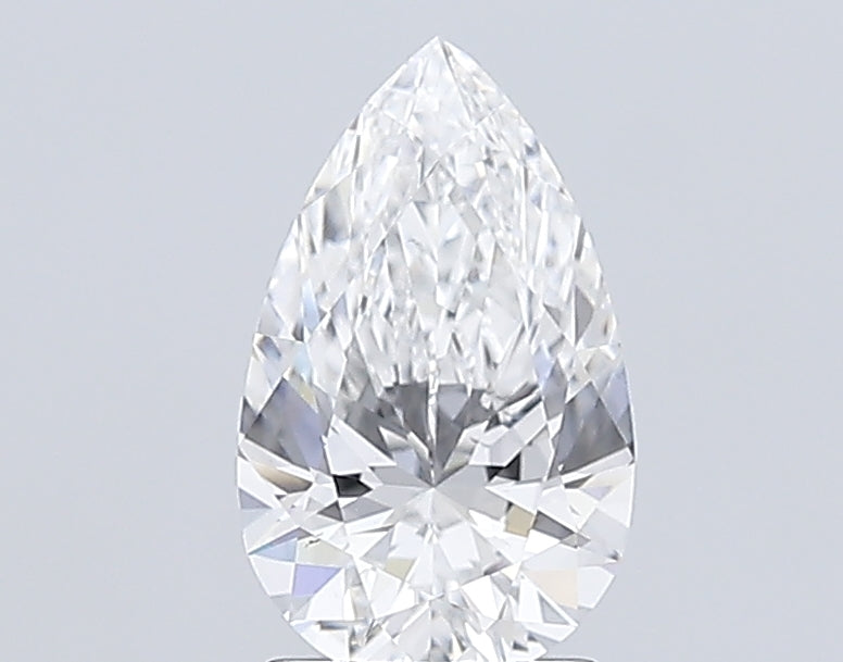 2.07 Carat Pear Lab Diamond with  Cut Diamond in 14KT  view 1
