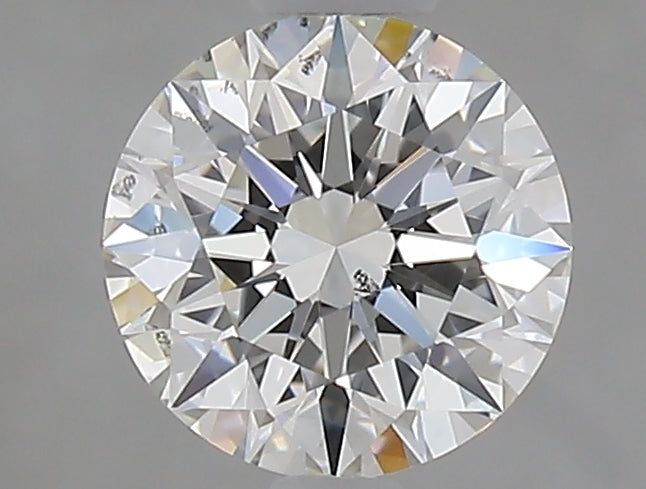 0.8 Carat Round Natural Diamond with  Cut Diamond in 14KT  view 1
