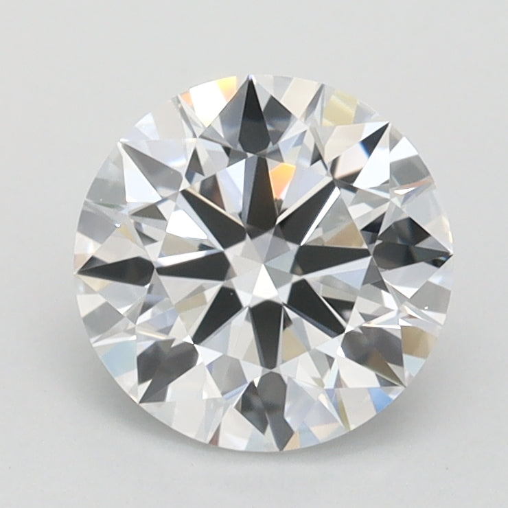 1.0 Carat Round Lab Diamond with  Cut Diamond in 14KT  view 1
