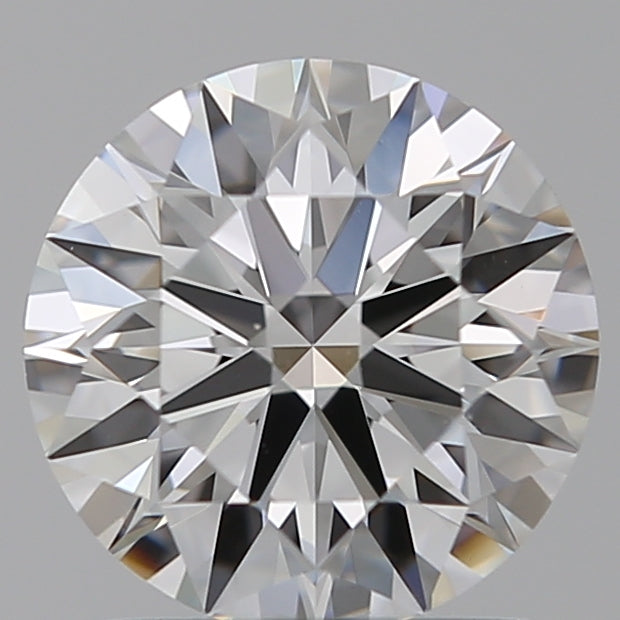 1.27 Carat Round Lab Diamond with  Cut Diamond in 14KT  view 1
