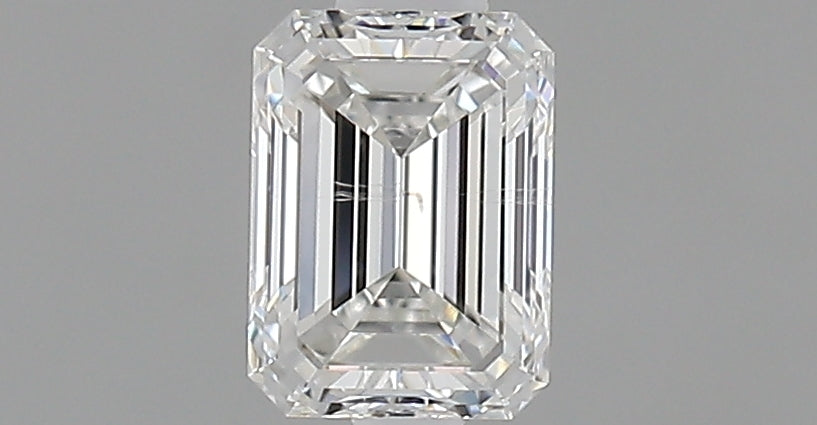 0.51 Carat Emerald Natural Diamond with  Cut Diamond in 14KT  view 1
