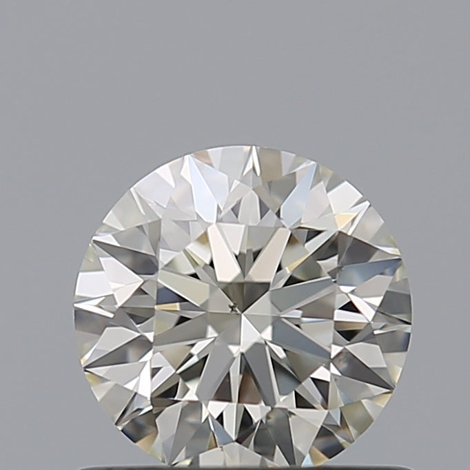 0.67 Carat Round Natural Diamond with  Cut Diamond in 14KT  view 1
