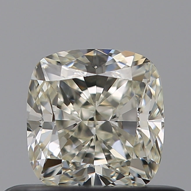 0.5 Carat Cushion Natural Diamond with  Cut Diamond in 14KT  view 1
