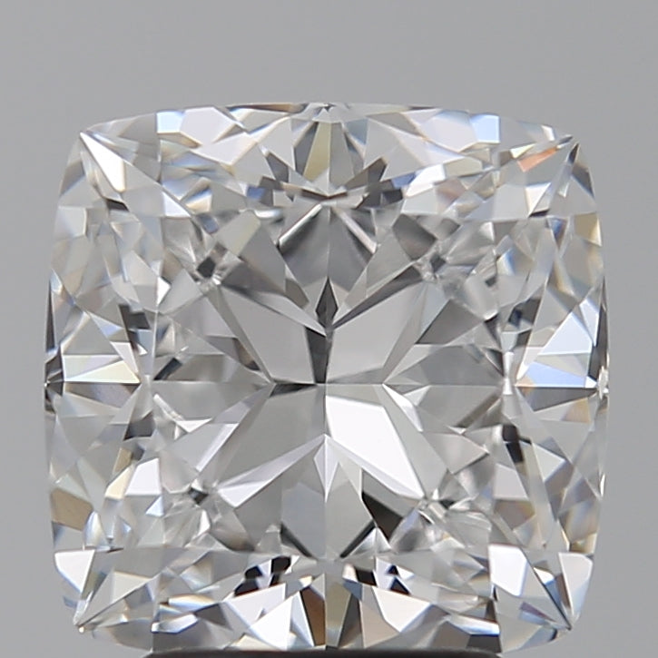 3.51 Carat Cushion Lab Diamond with  Cut Diamond in 14KT  view 1
