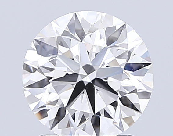 2.0 Carat Round Lab Diamond with  Cut Diamond in 14KT  view 1

