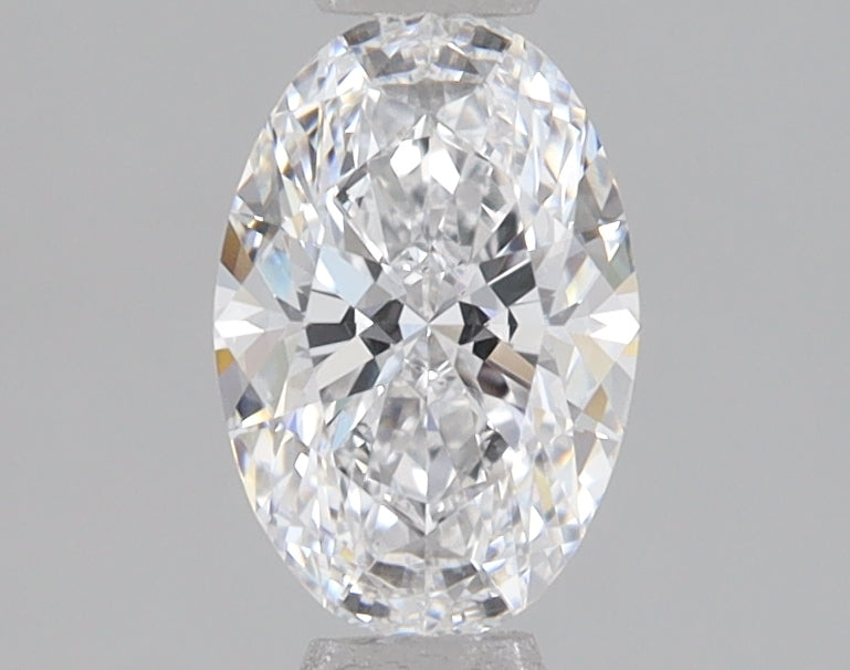 0.91 Carat Oval Lab Diamond with  Cut Diamond in 14KT  view 1
