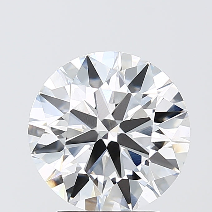 2.87 Carat Round Lab Diamond with  Cut Diamond in 14KT  view 1
