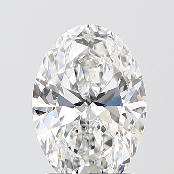 2.09 Carat Oval Lab Diamond with  Cut Diamond in 14KT  view 1
