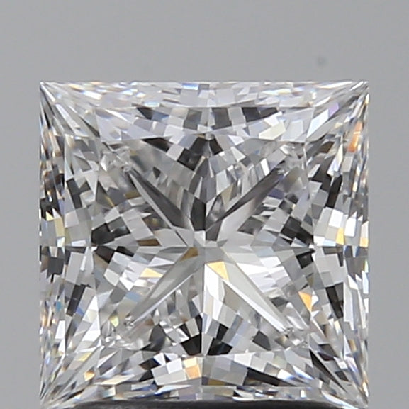 2.07 Carat Princess Lab Diamond with  Cut Diamond in 14KT  view 1
