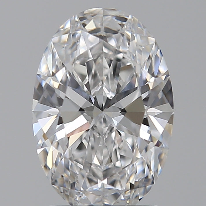 1.59 Carat Oval Lab Diamond with  Cut Diamond in 14KT  view 1
