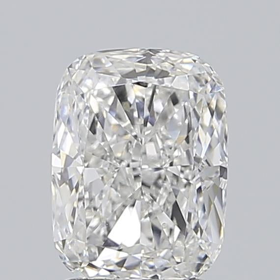 2.5 Carat Cushion Lab Diamond with  Cut Diamond in 14KT  view 1

