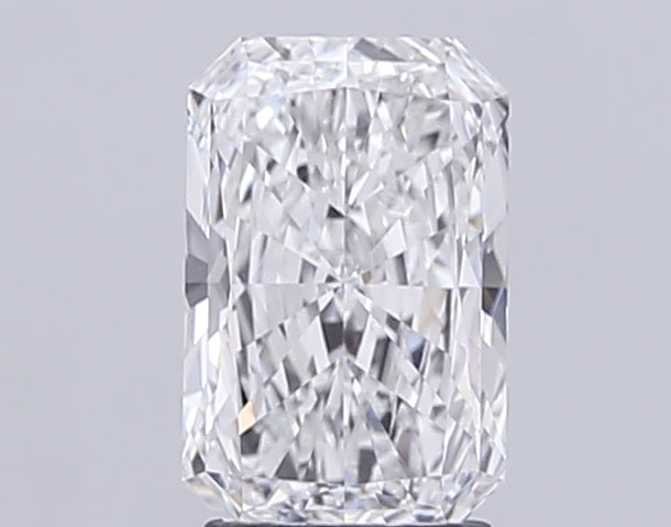 2.53 Carat Radiant Lab Diamond with  Cut Diamond in 14KT  view 1
