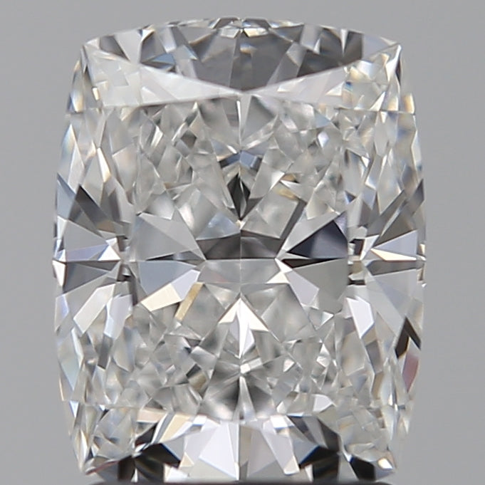 2.03 Carat Cushion Lab Diamond with  Cut Diamond in 14KT  view 1

