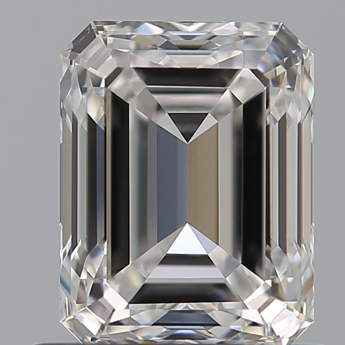 1.2 Carat Emerald Natural Diamond with  Cut Diamond in 14KT  view 1
