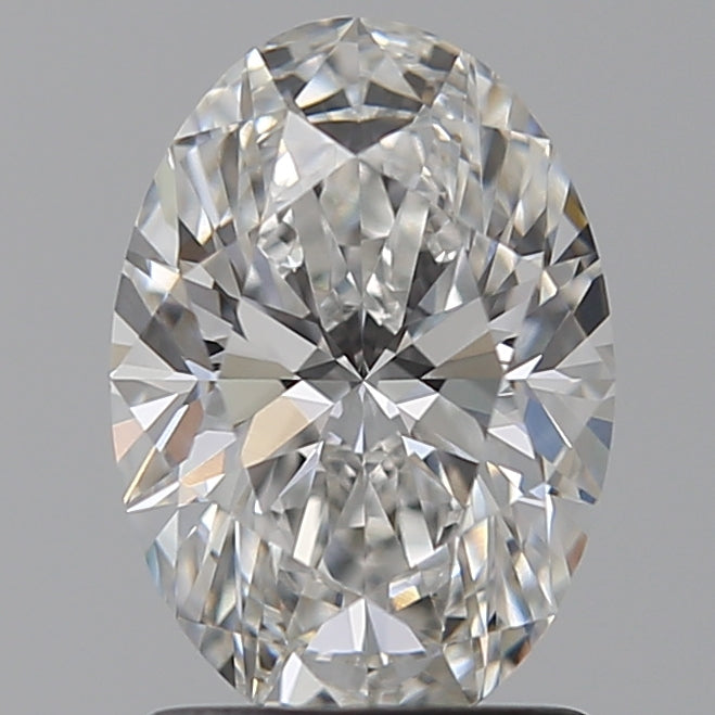 1.52 Carat Oval Lab Diamond with  Cut Diamond in 14KT  view 1
