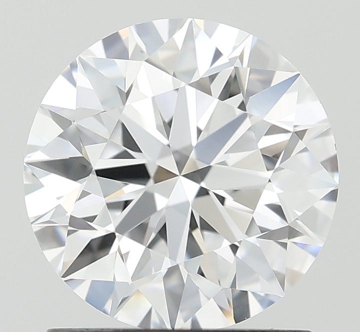 1.32 Carat Round Lab Diamond with  Cut Diamond in 14KT  view 1
