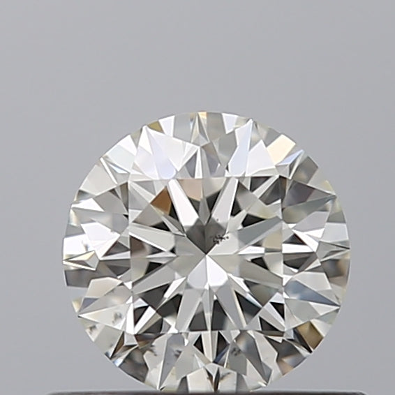 0.41 Carat Round Natural Diamond with  Cut Diamond in 14KT  view 1
