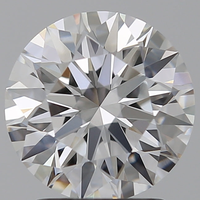 2.03 Carat Round Lab Diamond with  Cut Diamond in 14KT  view 1
