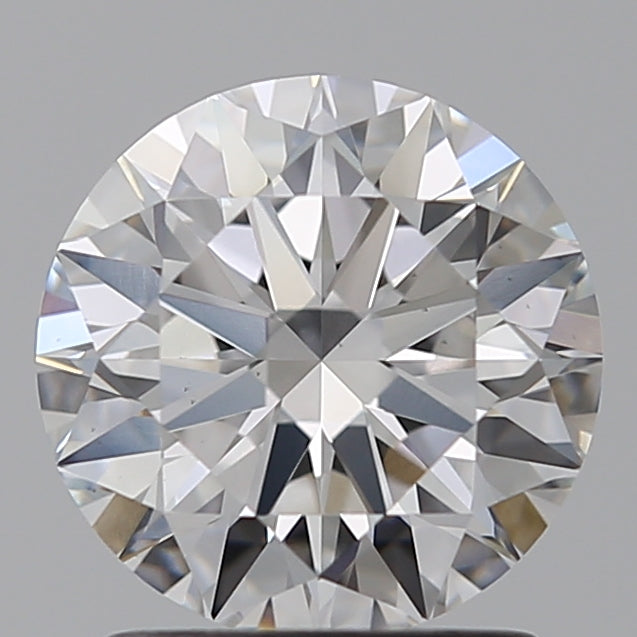 1.58 Carat Round Lab Diamond with  Cut Diamond in 14KT  view 1
