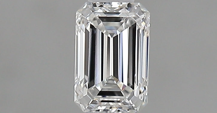 0.31 Carat Emerald Natural Diamond with  Cut Diamond in 14KT  view 1
