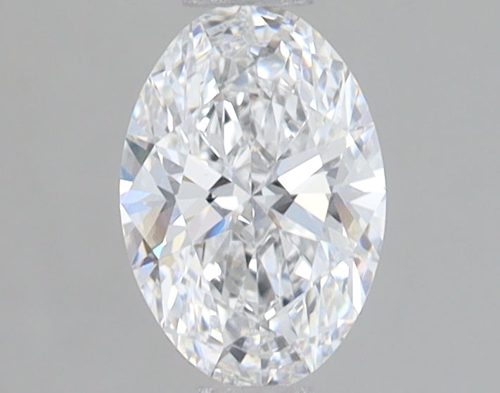 0.78 Carat Oval Lab Diamond with  Cut Diamond in 14KT  view 1
