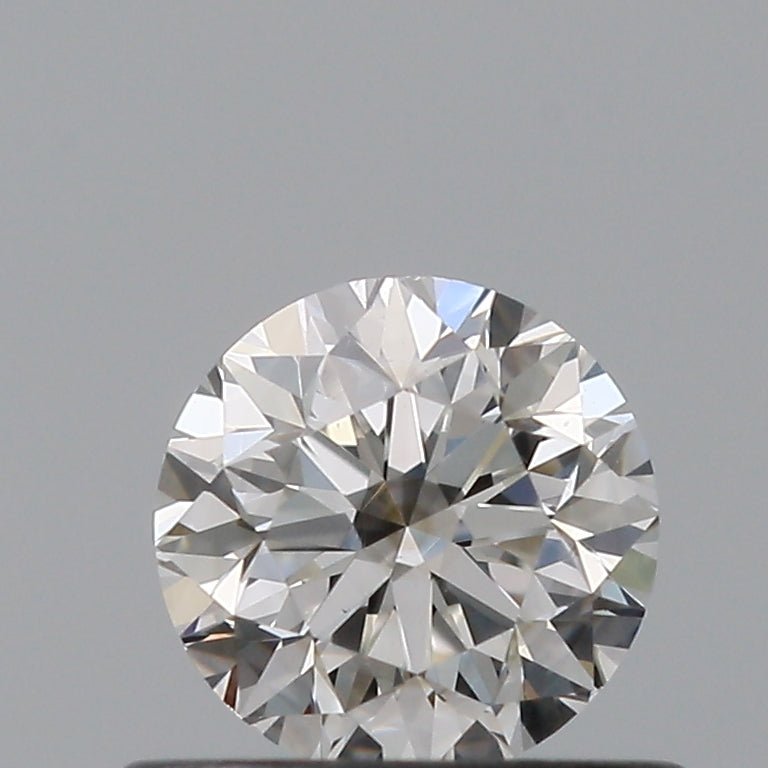 0.5 Carat Round Natural Diamond with  Cut Diamond in 14KT  view 1
