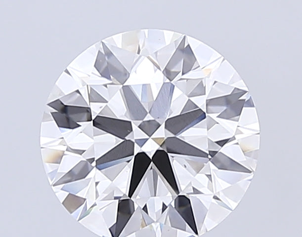5.09 Carat Round Lab Diamond with  Cut Diamond in 14KT  view 1
