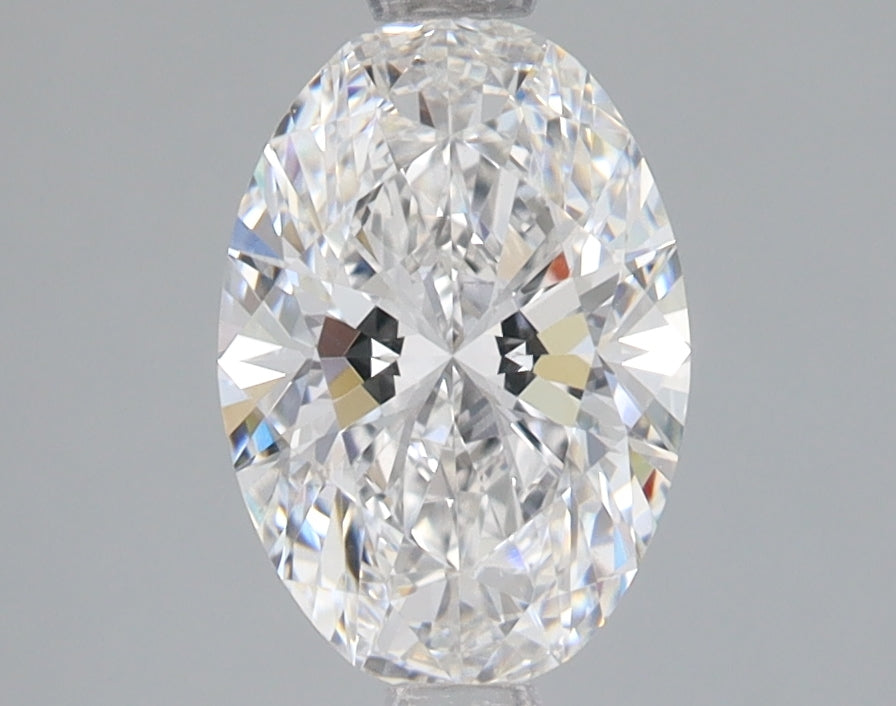 1.53 Carat Oval Lab Diamond with  Cut Diamond in 14KT  view 1
