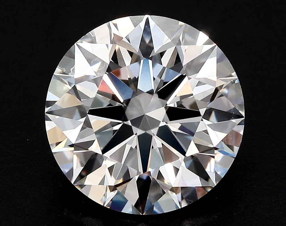 1.6 Carat Round Lab Diamond with  Cut Diamond in 14KT  view 1

