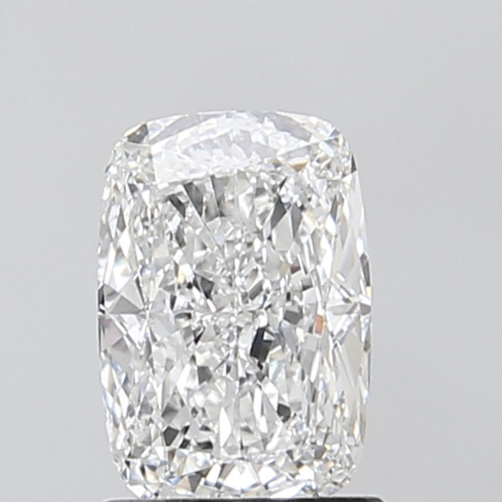 1.44 Carat Cushion Lab Diamond with  Cut Diamond in 14KT  view 1
