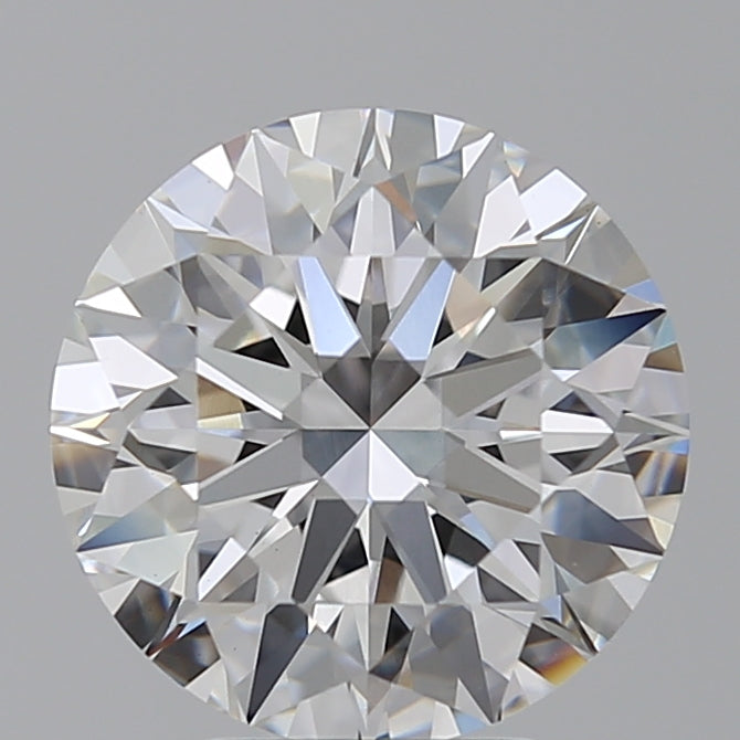 4.1 Carat Round Lab Diamond with  Cut Diamond in 14KT  view 1
