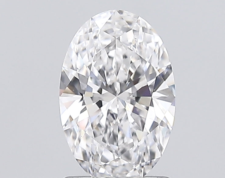 1.52 Carat Oval Lab Diamond with  Cut Diamond in 14KT  view 1
