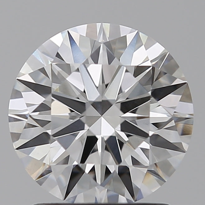 1.53 Carat Round Lab Diamond with  Cut Diamond in 14KT  view 1
