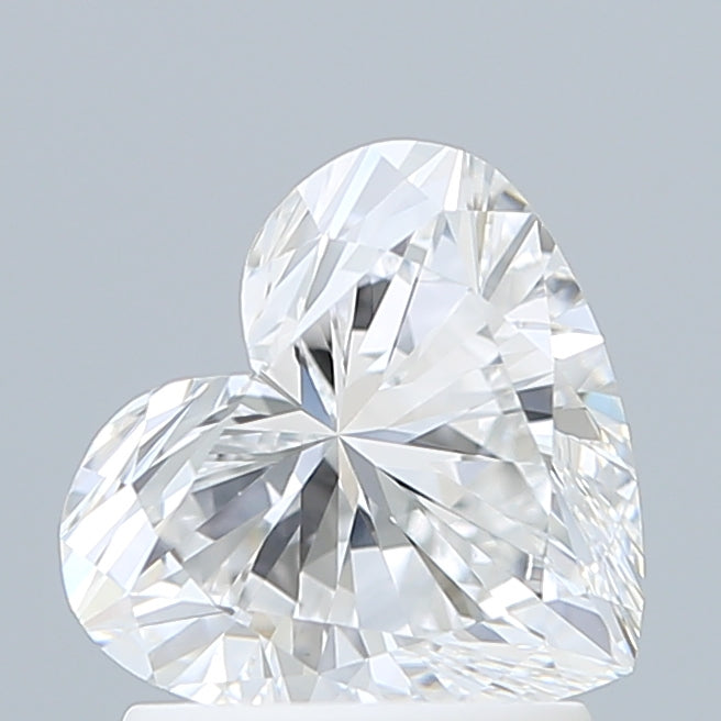 1.48 Carat Heart Lab Diamond with  Cut Diamond in 14KT  view 1
