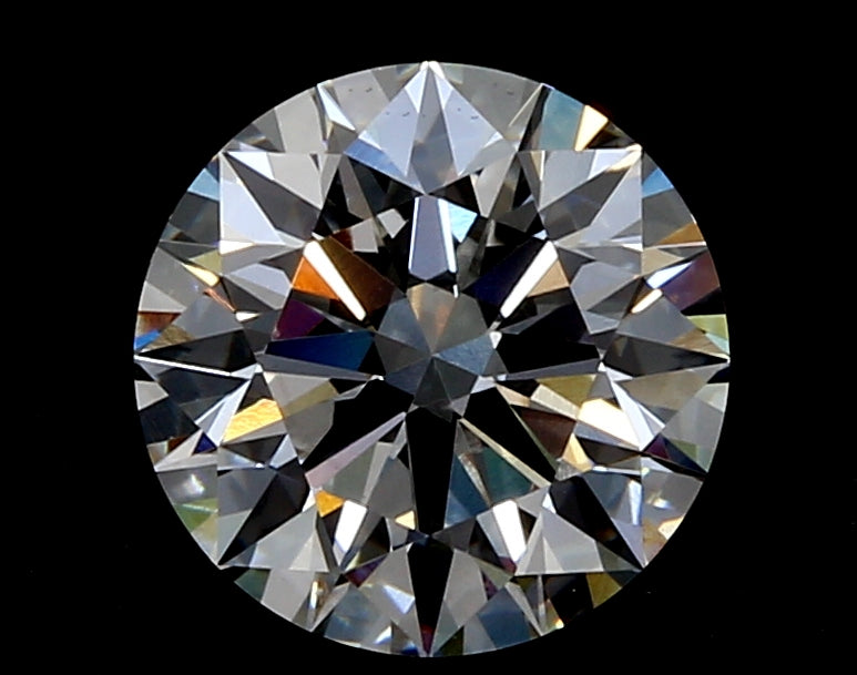 3.0 Carat Round Lab Diamond with  Cut Diamond in 14KT  view 1

