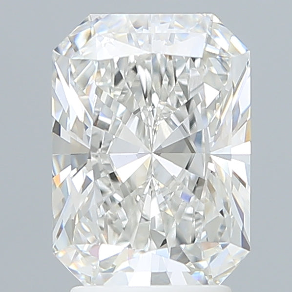 3.03 Carat Radiant Lab Diamond with  Cut Diamond in 14KT  view 1
