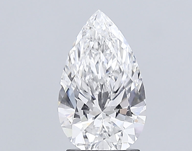 2.03 Carat Pear Lab Diamond with  Cut Diamond in 14KT  view 1
